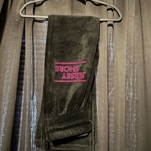 Jersey Shore Velour Tracksuit Bottoms – Size Small Spencer’s Exclusive